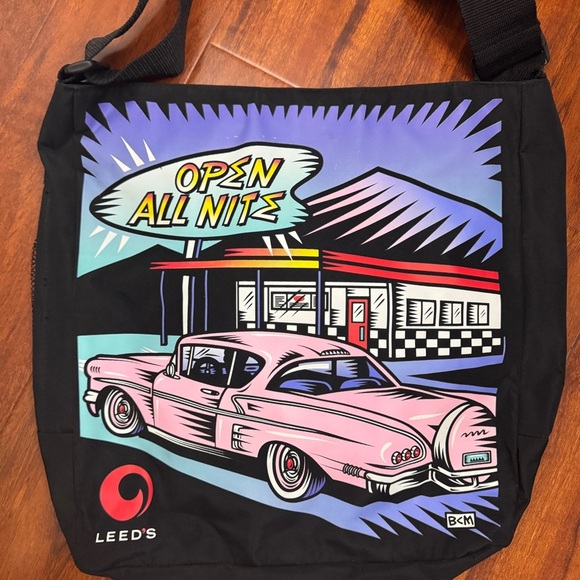 Leeds Vintage Open All Night Tote Bag - Picture 2 of 7